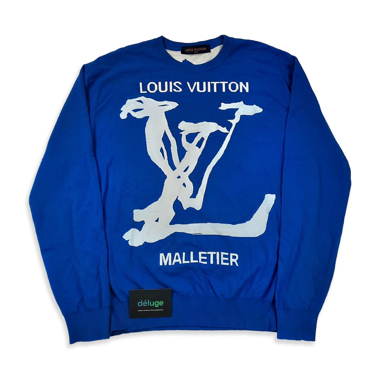 Louis Vuitton Malletier Clouds Crewneck - Depop