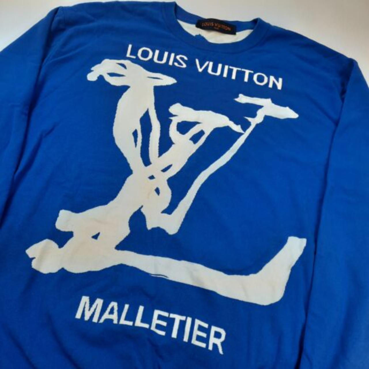 Louis Vuitton Malletier Clouds Crewneck - Depop
