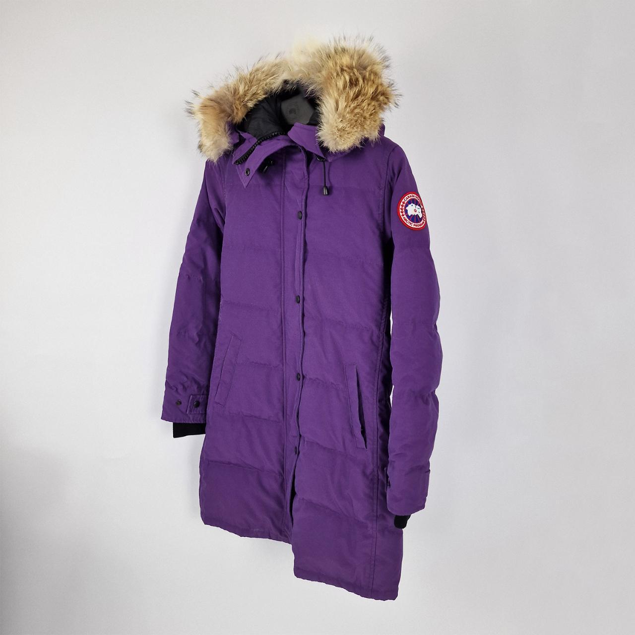 Canada goose purple coat hotsell