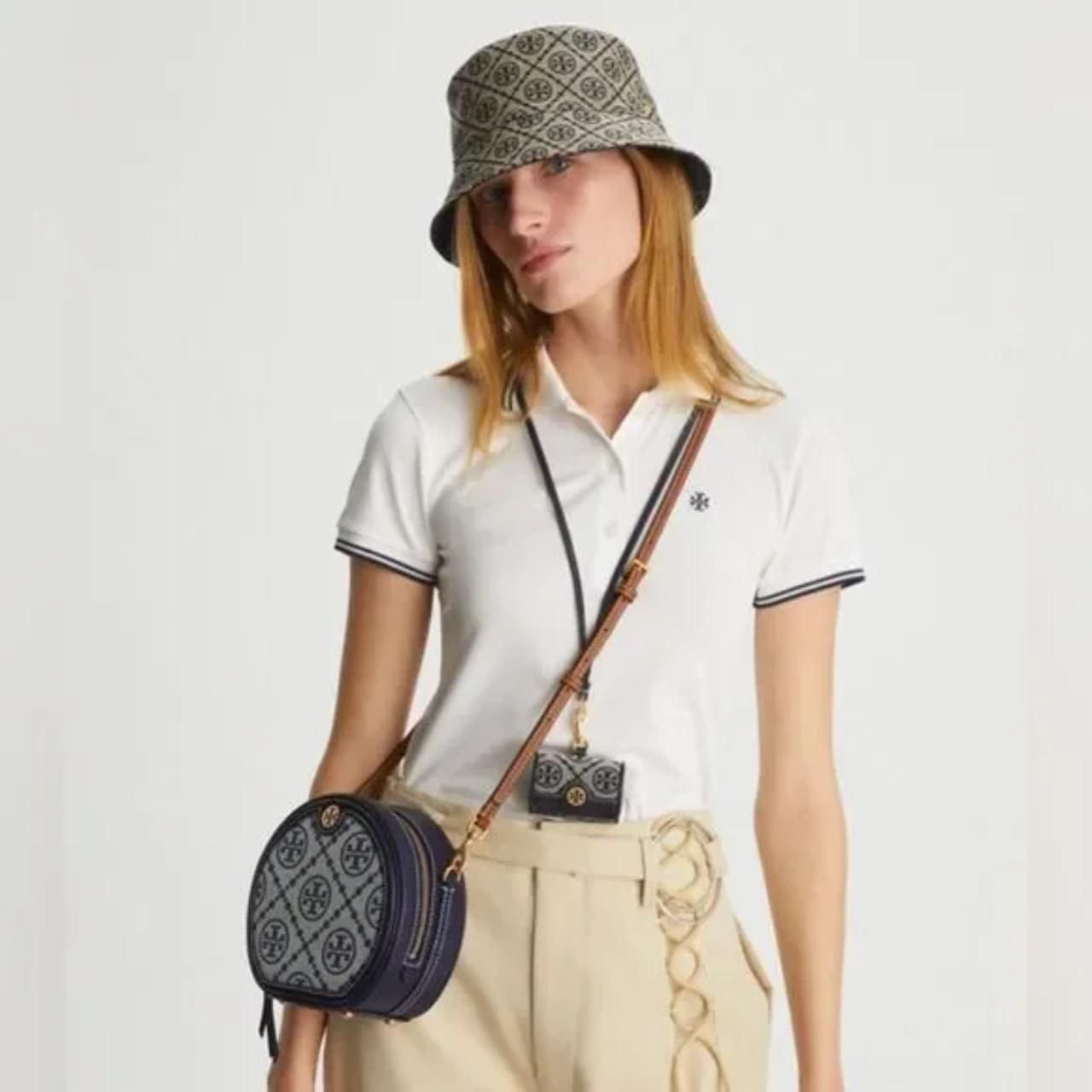 Tory Burch T Monogram Jacquard Circle Bag, Tory | Depop