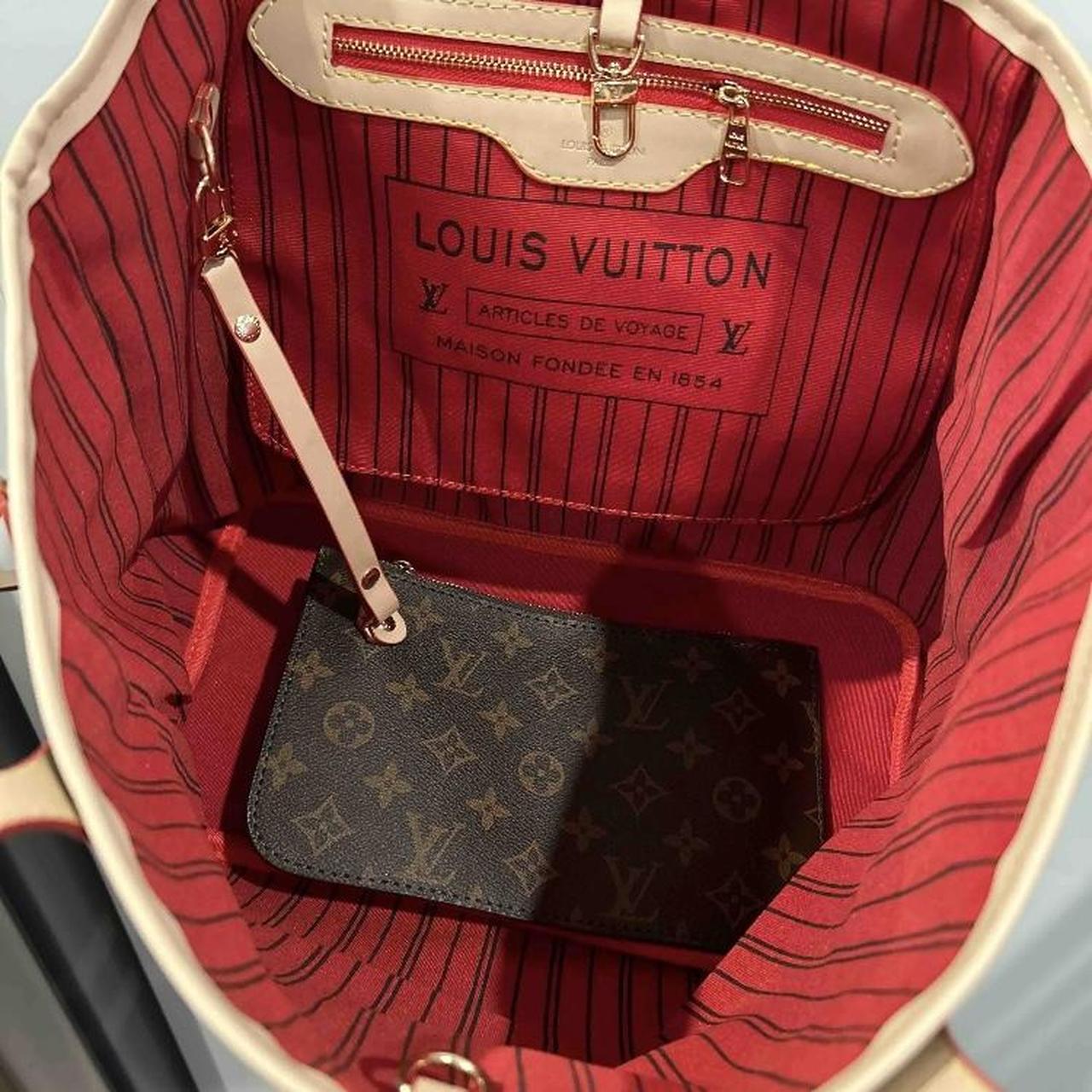Genuine Louis Vuitton bag. Ostrich leather on - Depop