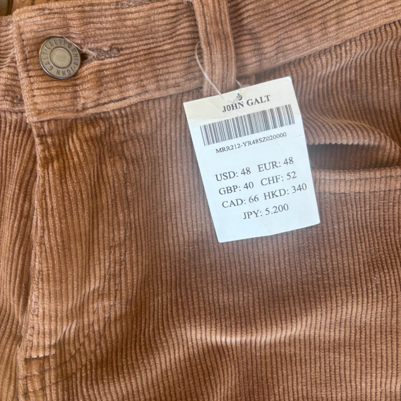 Brandy Melville/John Galt brown corduroy pants - one... | Depop