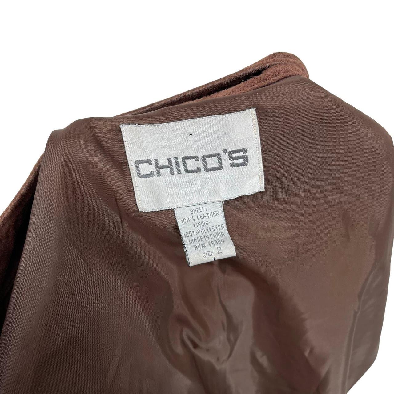 Chico women size 2 color brown and beige RN 79984