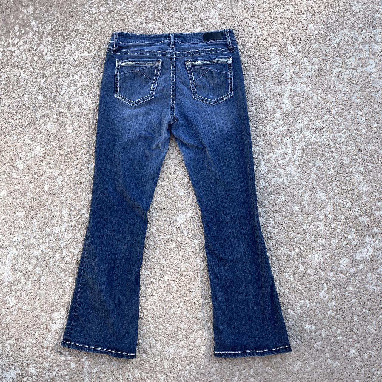 Y2k boot cut jeans Tagged 34W, I measure about... - Depop