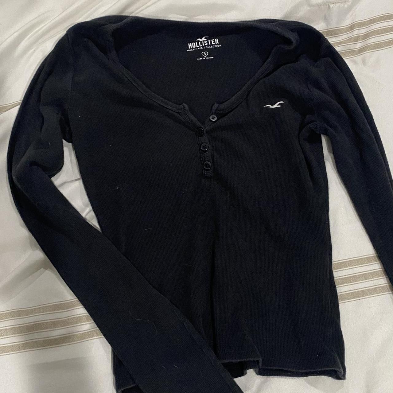 Hollister Co. Women's Black Cardigan Depop