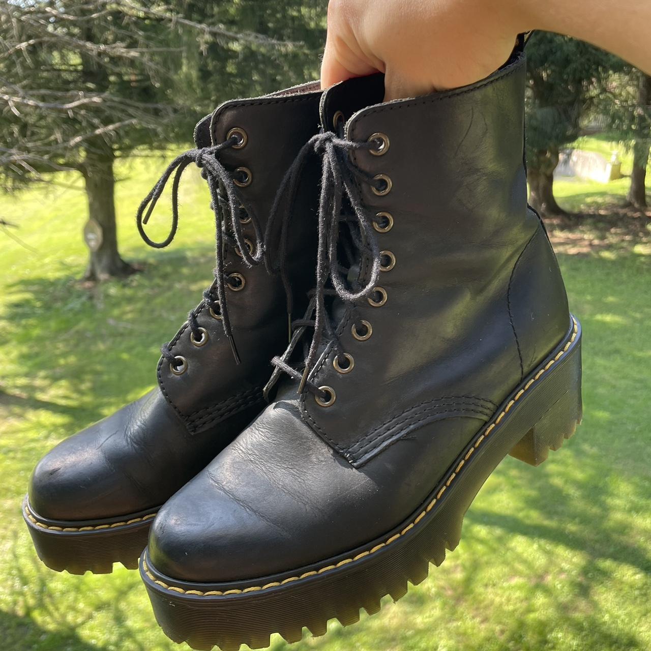 Dr. Martens Shriver Hi Wyoming Leather Heeled