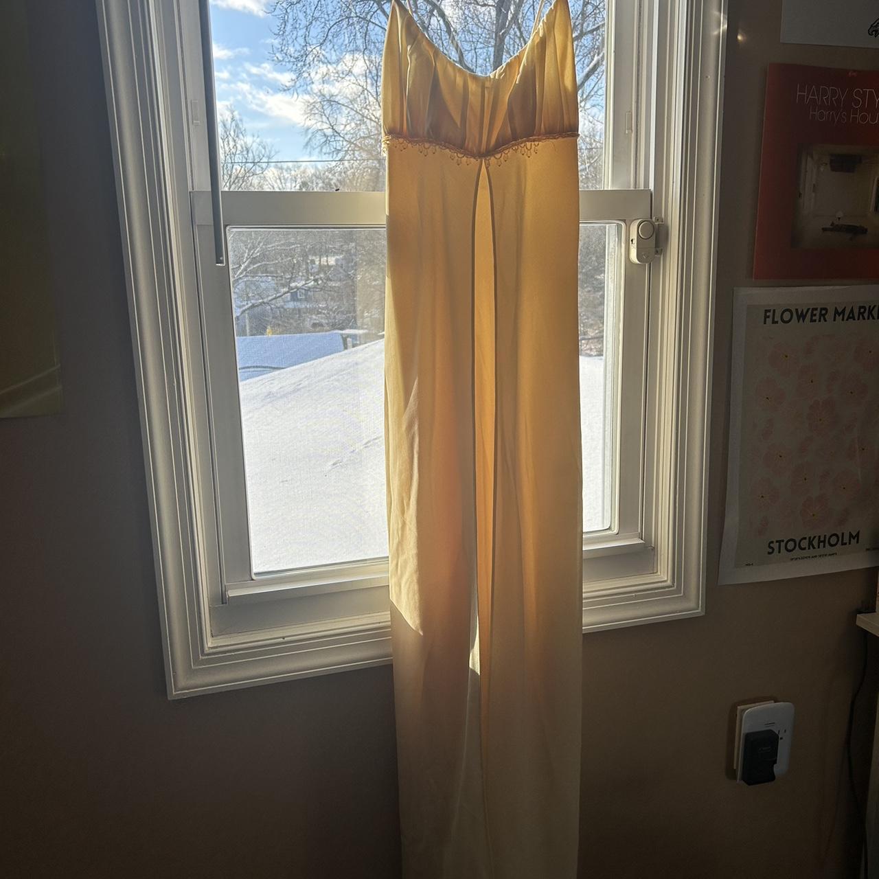 beautiful pastel yellow prom dress! some of the... - Depop