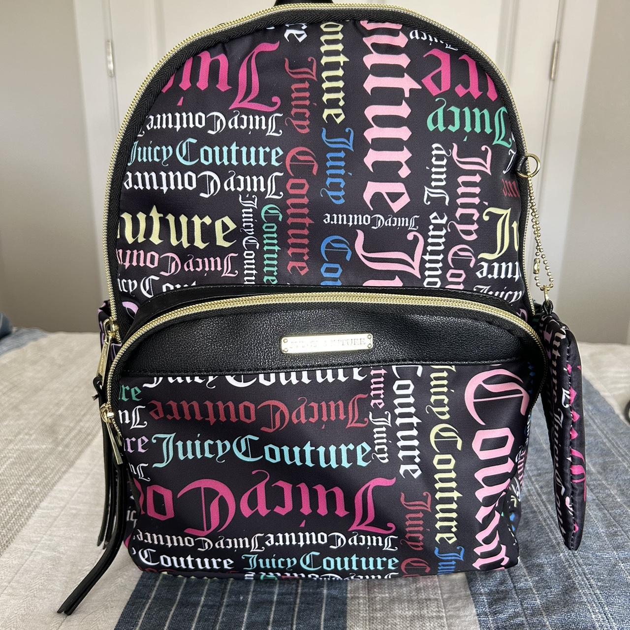 Juicy Couture Black Rainbow store Backpack