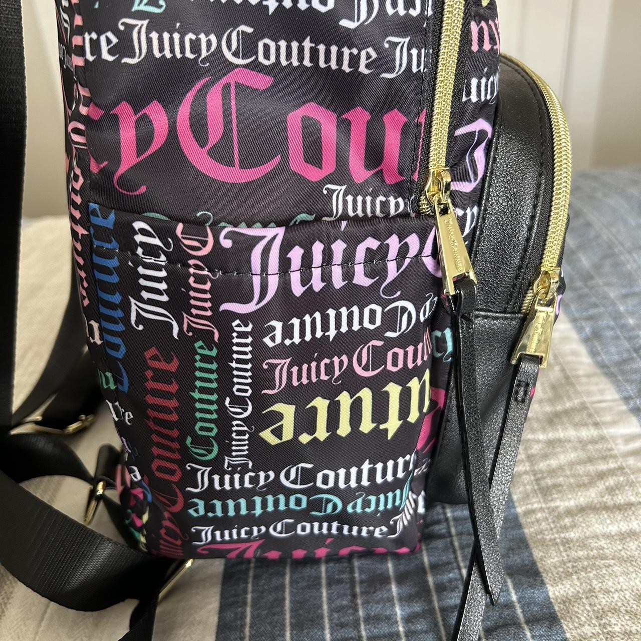 Juicy Couture Black Rainbow store Backpack