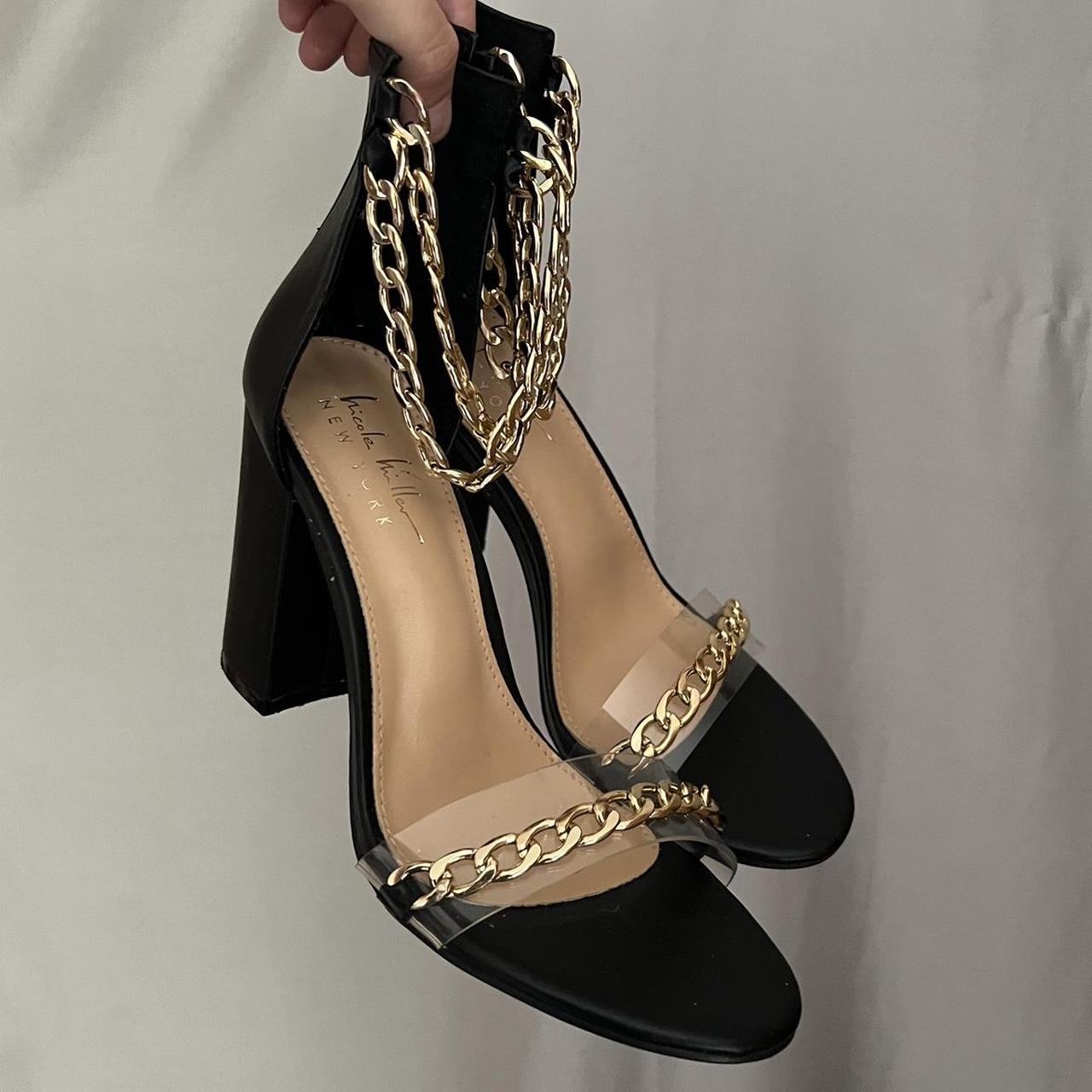 Designer Stiletto Heel Stylish High Heel Sandals For Women Satin Gold  Padlock Chain, Genuine Leather, Narrow Band, 12cm High Heeled, TF Style,  Sizes 34 42 Top Quality In Box From Superior_shoes, $76.39 | DHgate.Com