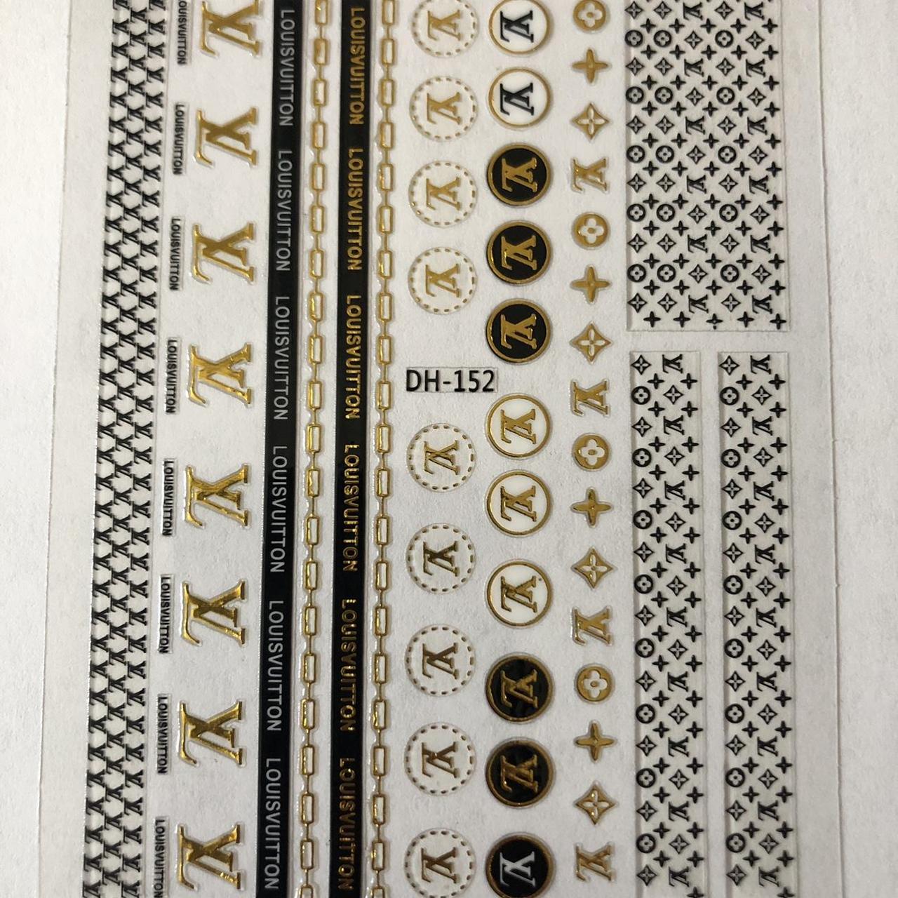 LOUIS VUITTON STENCIL STICKERS. PERFECT FOR SHOE - Depop