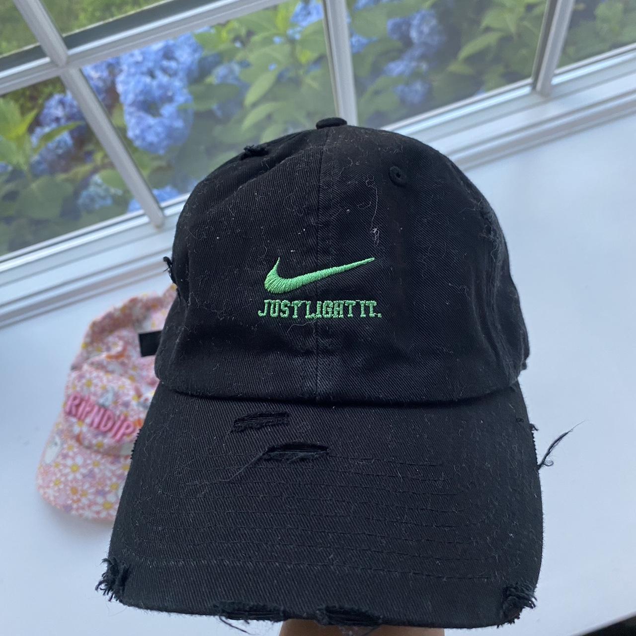 just light it nike cap Depop