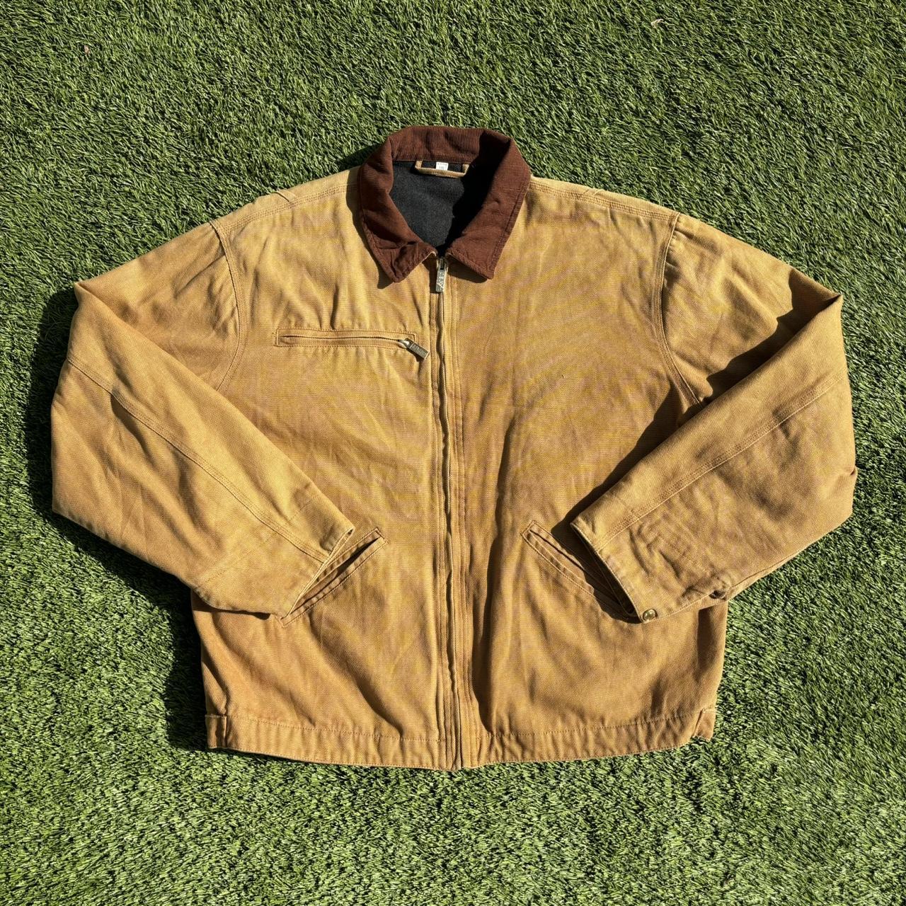 Faded vintage detroit carhartt style jacket Great... - Depop