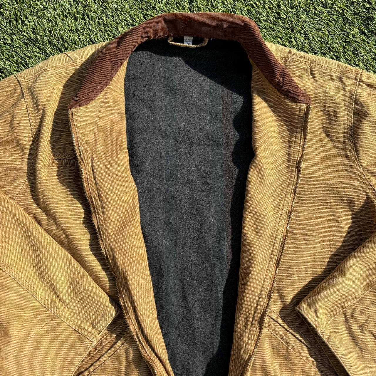 Faded vintage detroit carhartt style jacket Great... - Depop