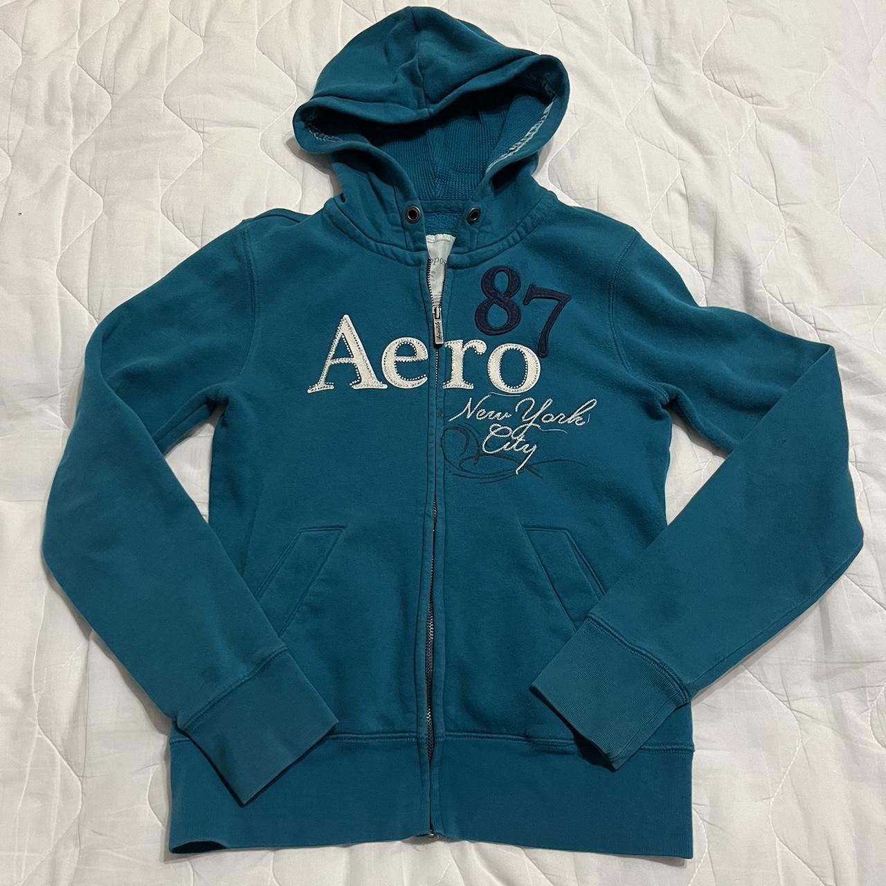 Aeropostale blue jacket sale