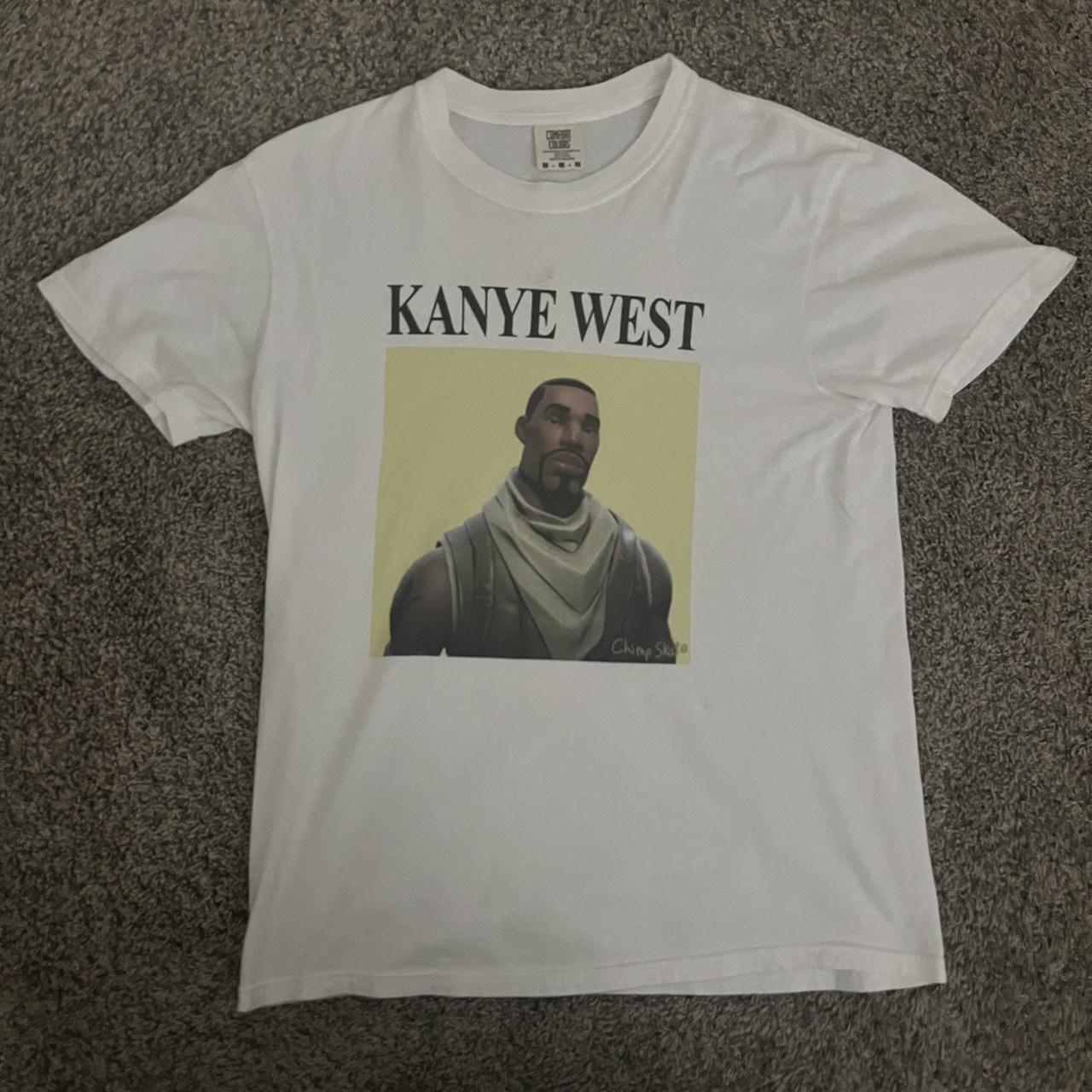 Kanye West Fortnite white t-shirt #kanyewest #y2k | Depop