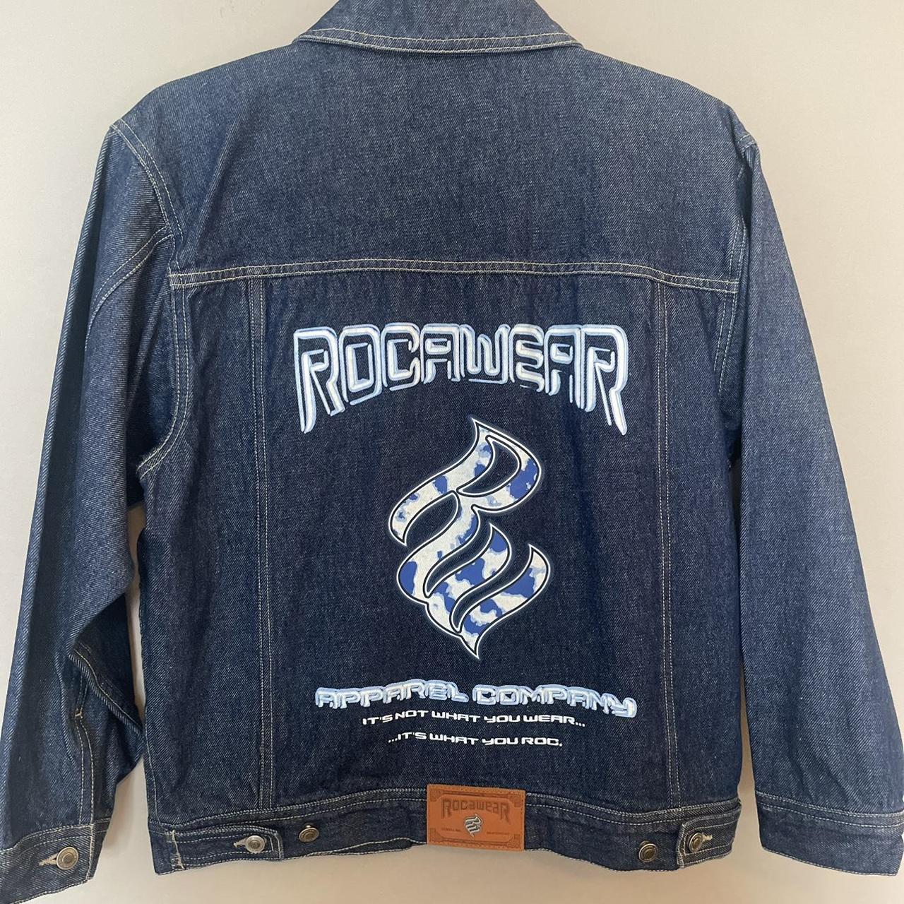 Vintage ROCAWEAR denim jacket 90s Denim jean... - Depop