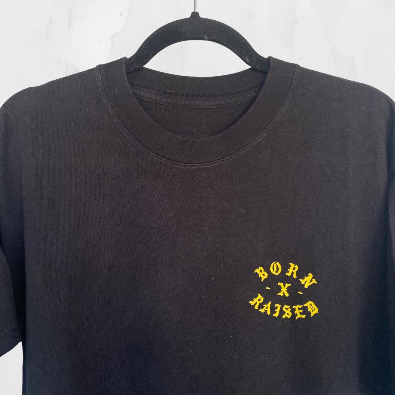 Born x Raised Men's Black and Yellow T-shirt (5)