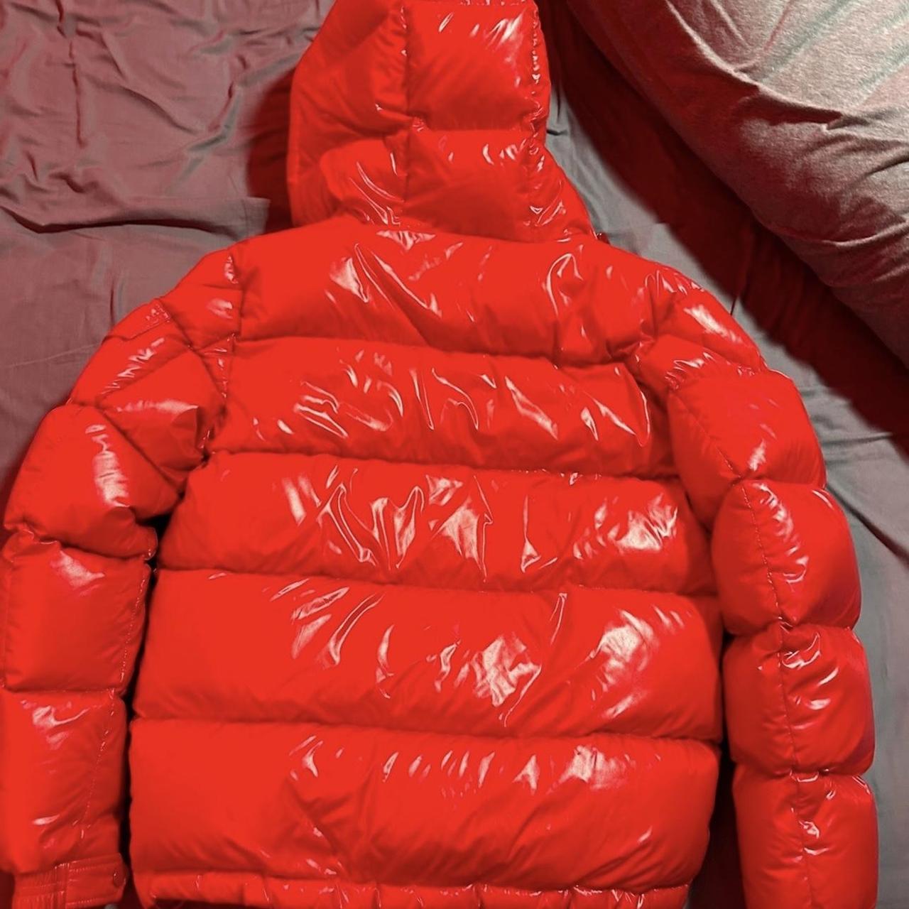 Moncler Ecrins Down Jacket Bright Red Puffer | Depop