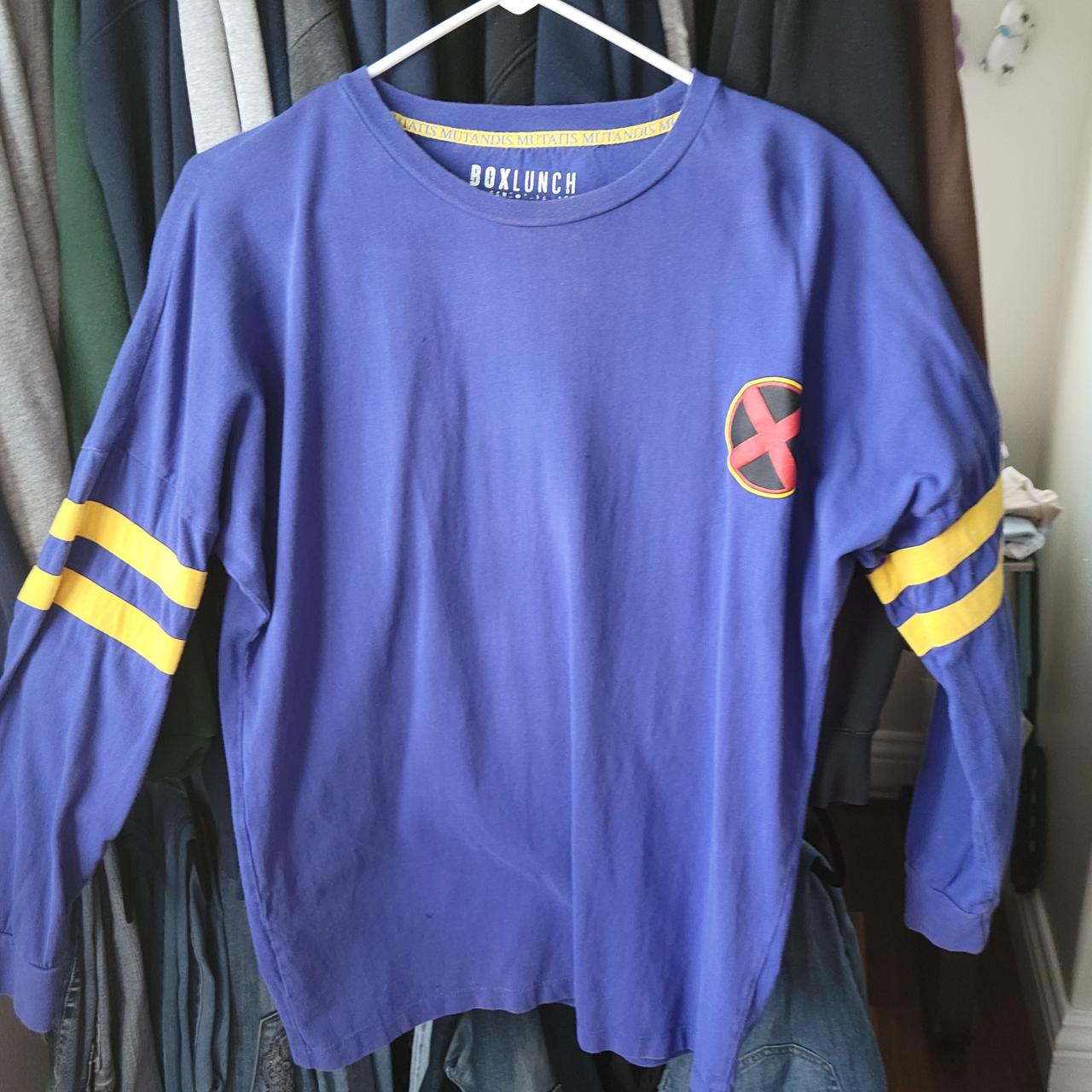 xmen marvel long sleeved shirt perfect for marvel... Depop