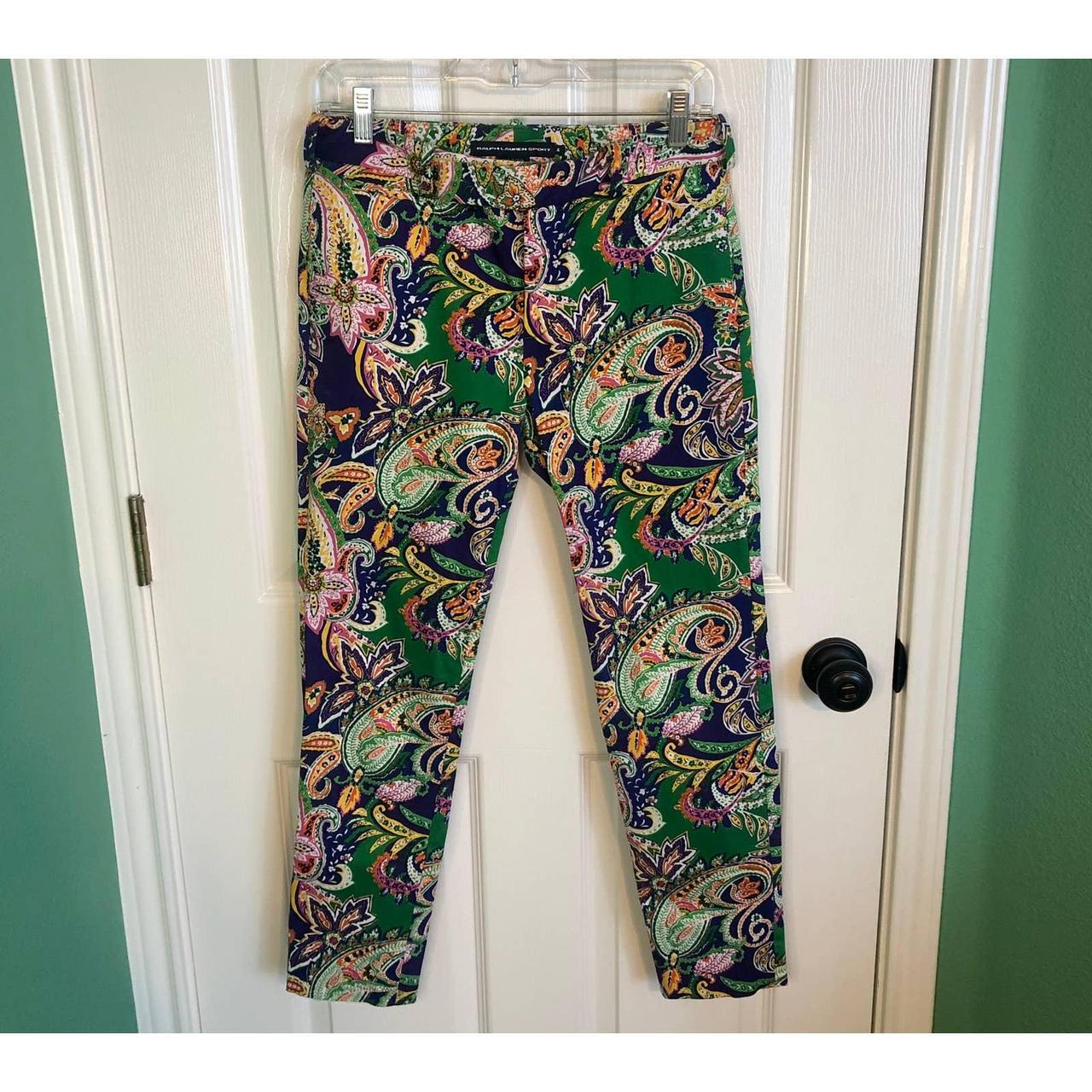 Ralph lauren 2024 paisley pants