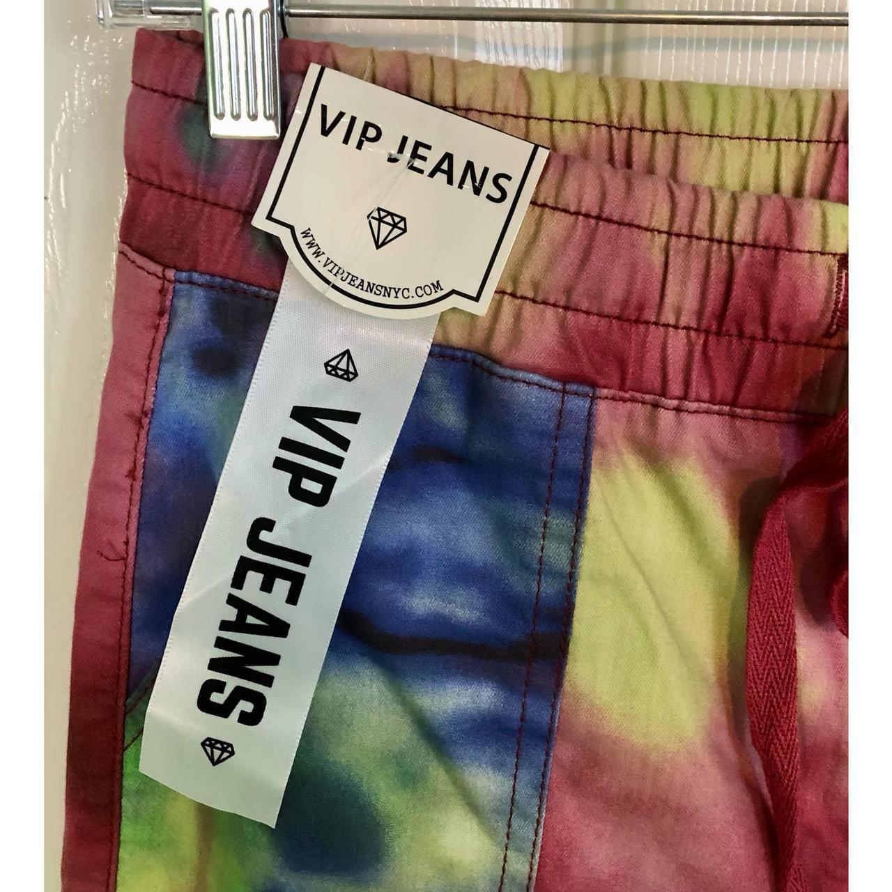 V.I.P. Tie Dye Cargo Jeans - Depop
