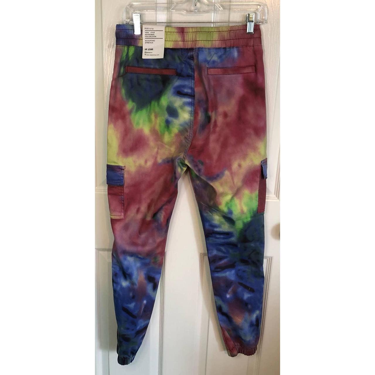 V.I.P. Tie Dye Cargo Jeans - Depop