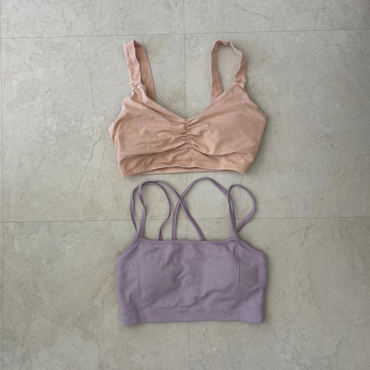 alo yoga sunny strappy bra size medium rtp 54 #pink - Depop