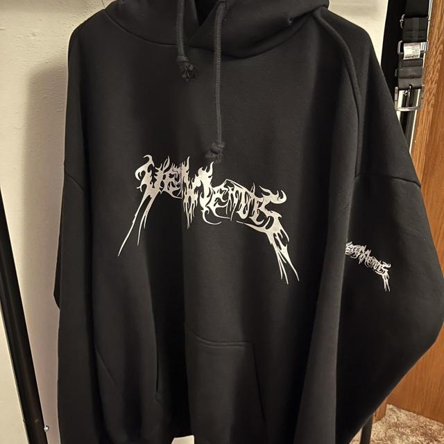 Vetements 'Total Fucking Darkness' Hoodie Size S... - Depop