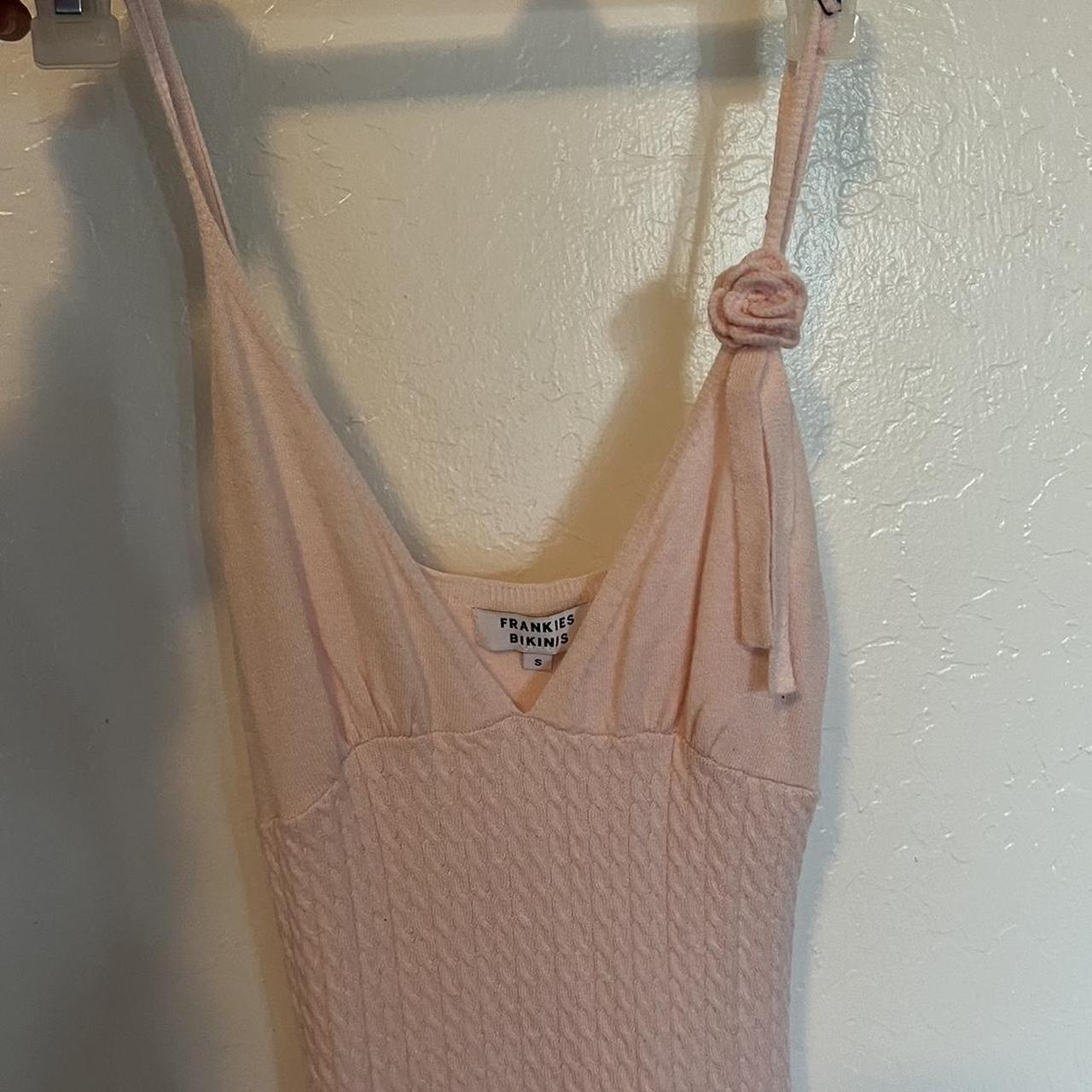 Frankies Bikinis Houston Cable Cloud Knit Dress in... Depop