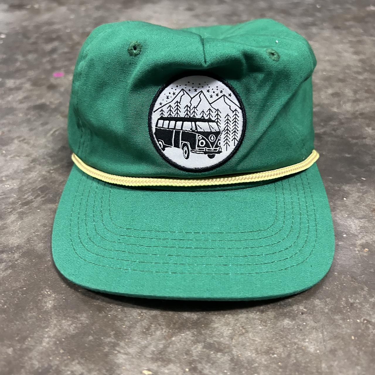 Green Camper hat #vintage #camper #granola... - Depop