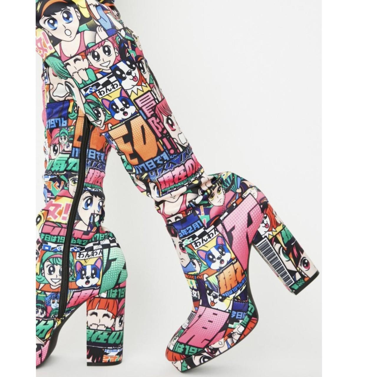 Dolls Kill Women's Boots Depop