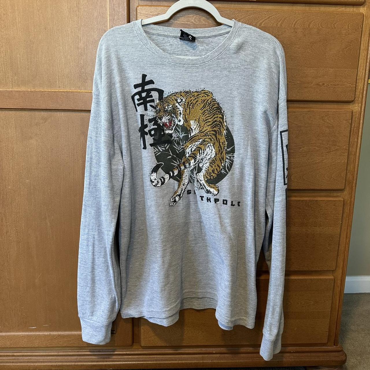 Vintage Southpole Rhinestone Tiger Japan Depop