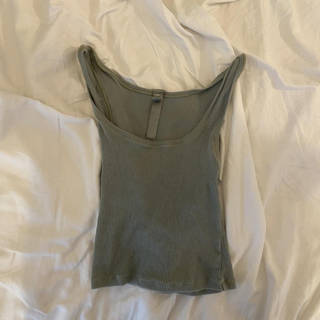 Skims mineral cotton tank brandy melville lulu... - Depop