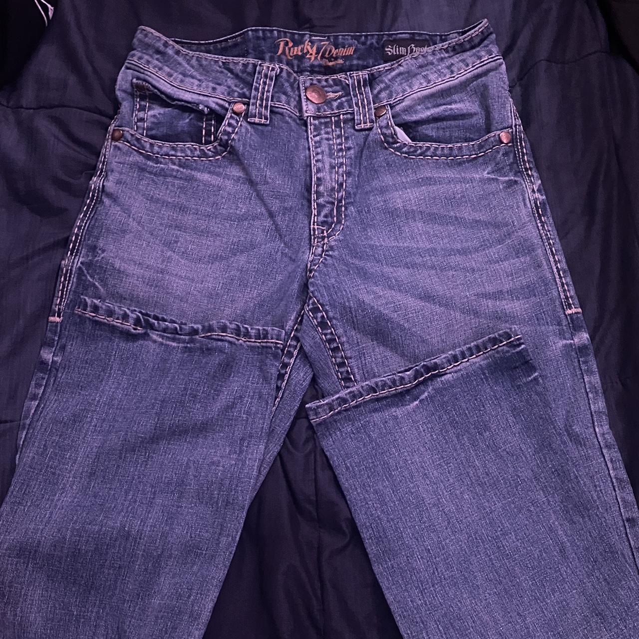 BOOTCUT TYPE PANTS very nice cyber2k/grunge style... - Depop