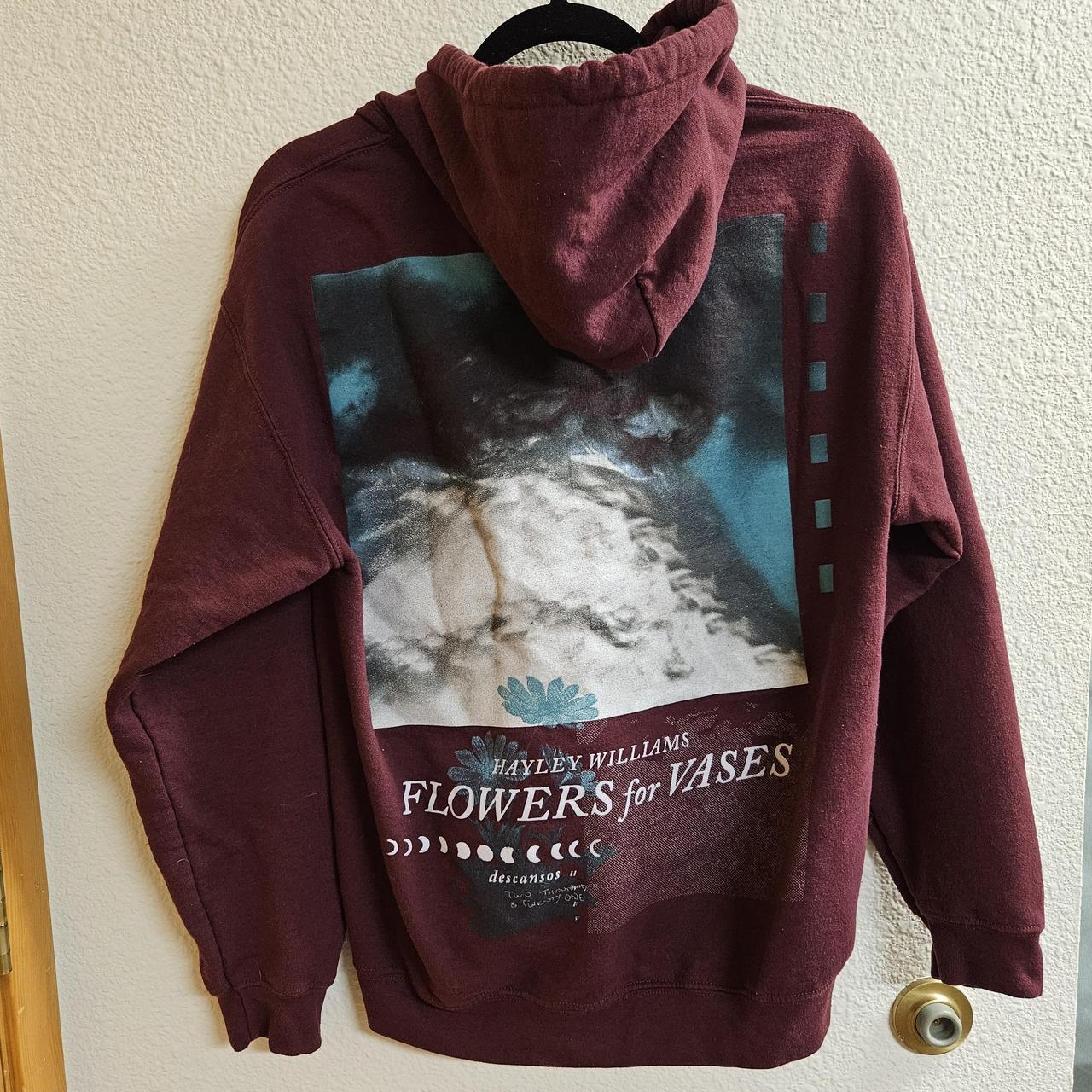 Gildan Hayley Williams Flowers for Vases Burgundy... Depop