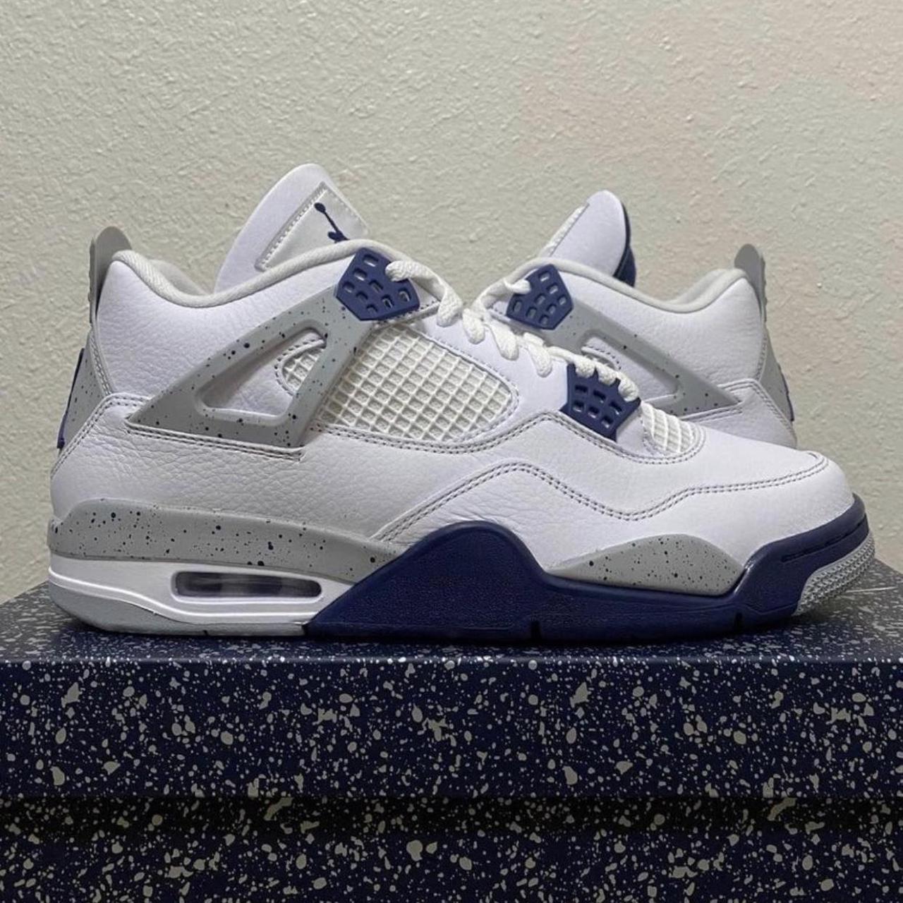 Brand New Air Jordan 4 Midnight Navy! Message me... - Depop