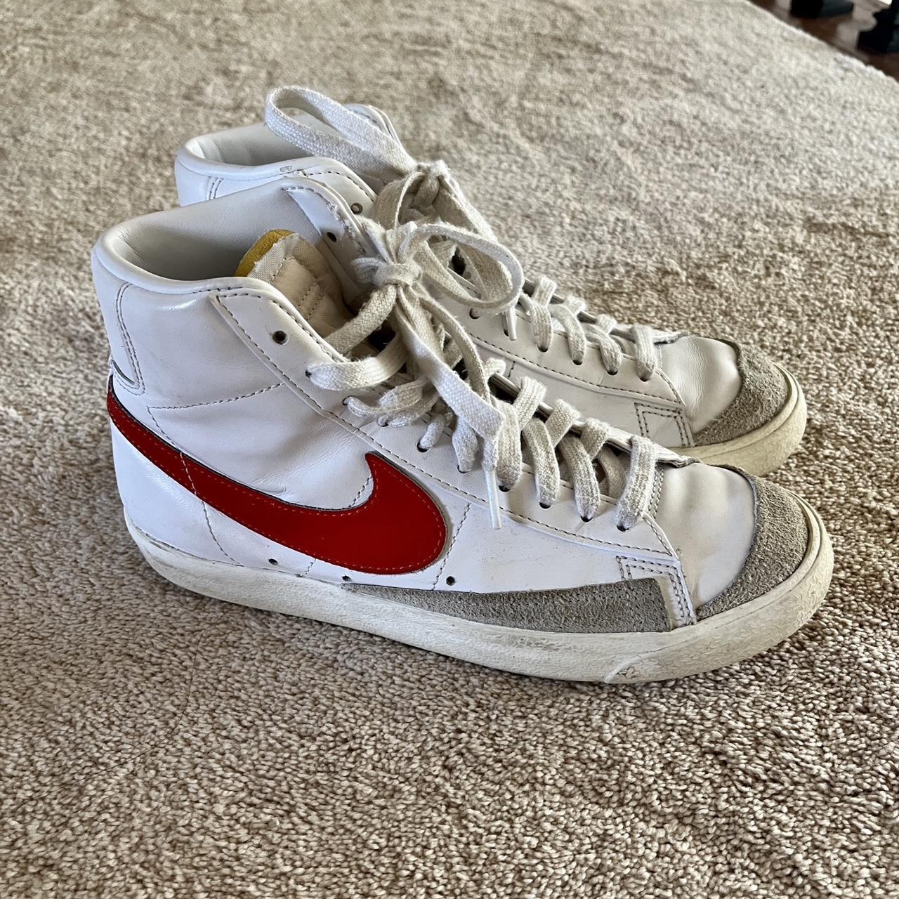 womens orange nike blazers