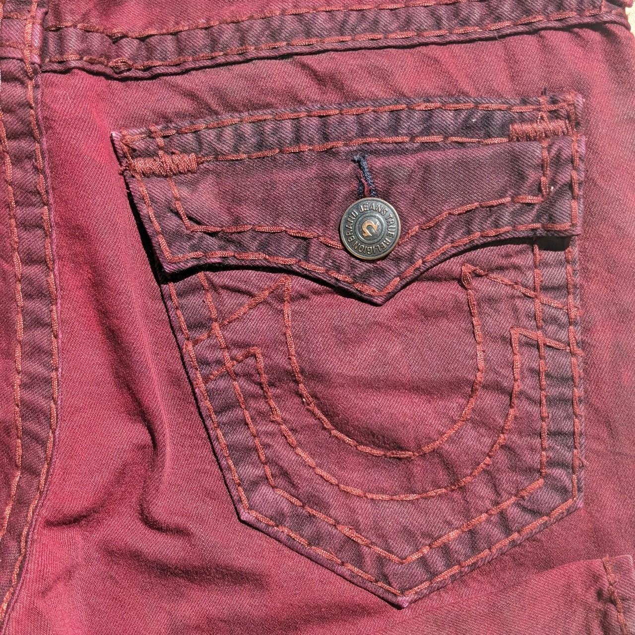 Maroon true best sale religion jeans