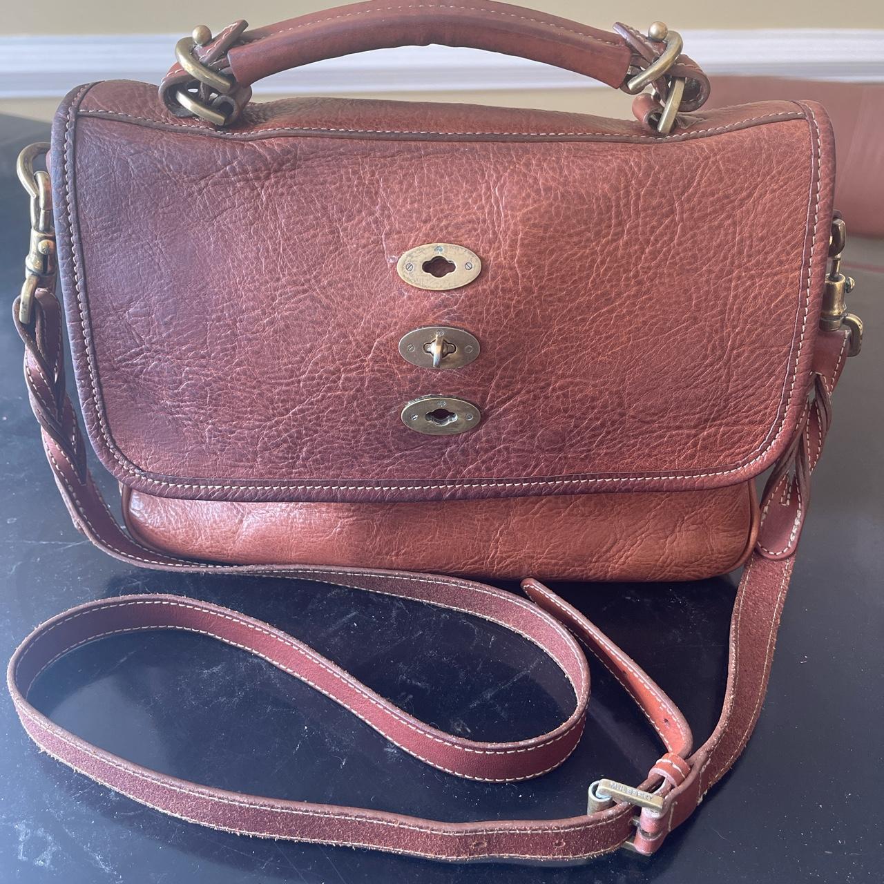 MULBERRY Bag Small 'BRYN' Shiny Grain Leather... - Depop