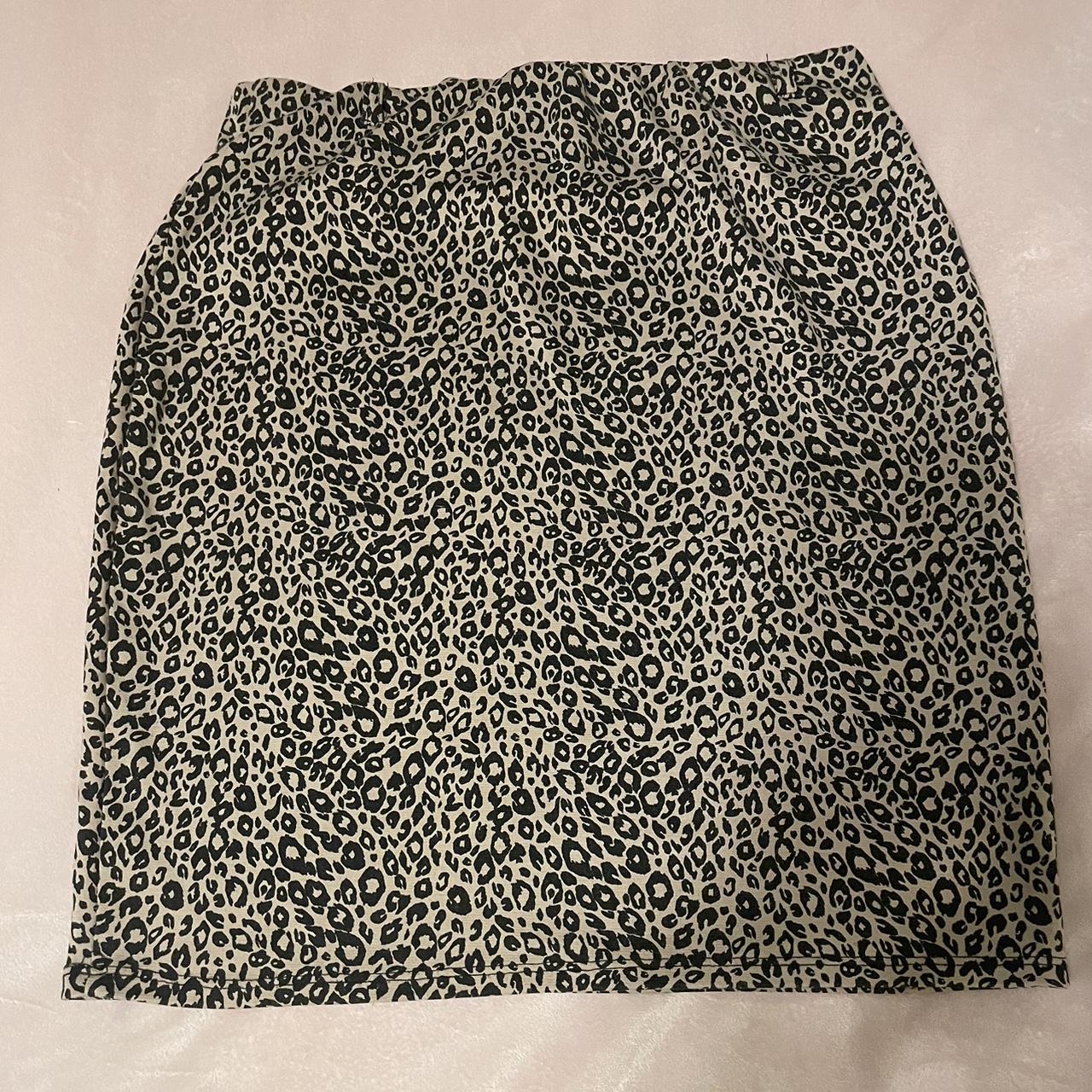 Leopard midi clearance skirt xl