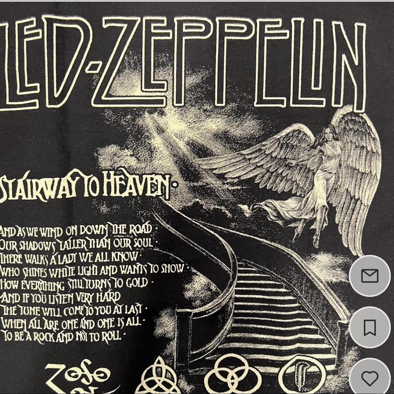 Led Zeppelin graphic T shirt #ledzeppelin - Depop
