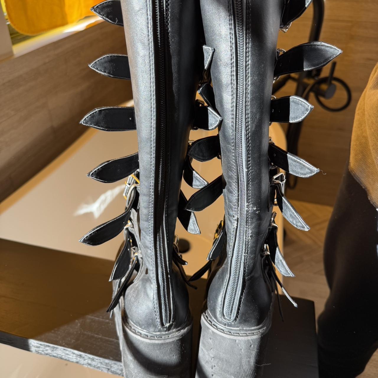 Demonia Women's Knee high Boots - Black - US 10 –… - image 3