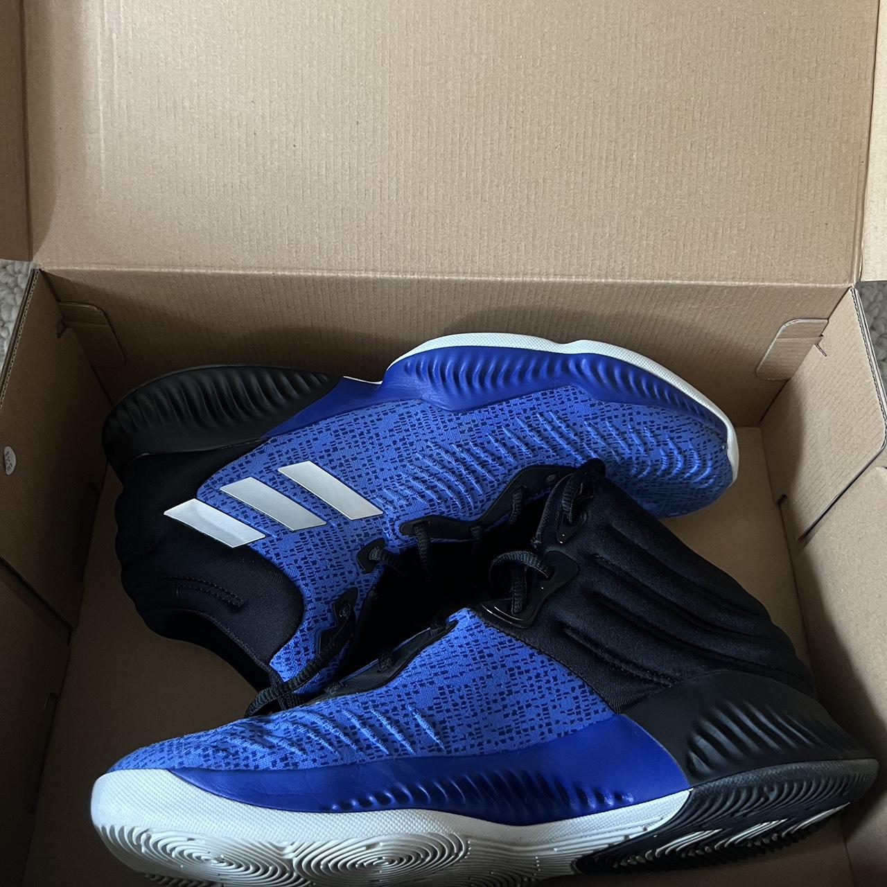 Blue Adidas Mad Bounce 2018 - Size M11. Very good... - Depop