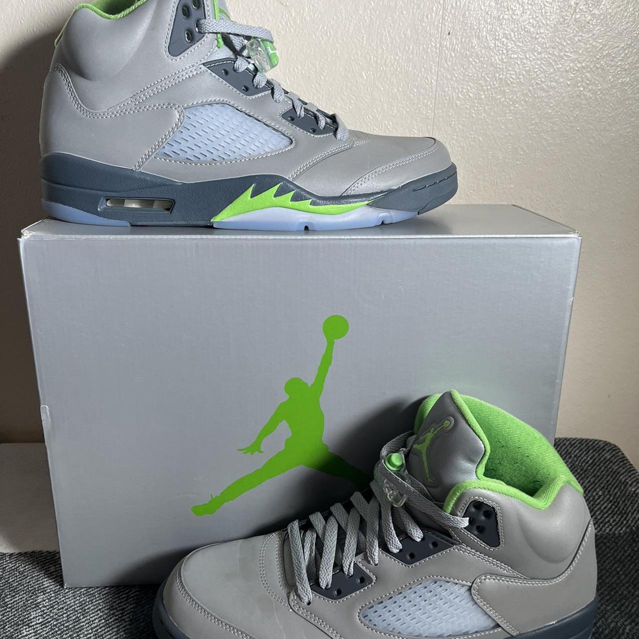 Air Jordan 5 Retro Green Bean Size 10 uk #size10... - Depop