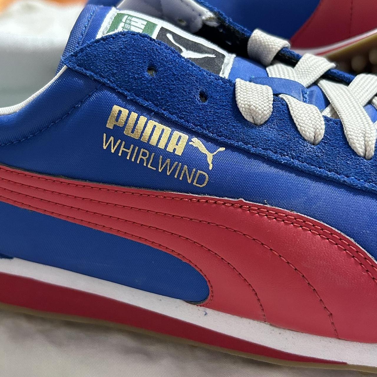 Puma Men's Blue and Red Trainers | Depop