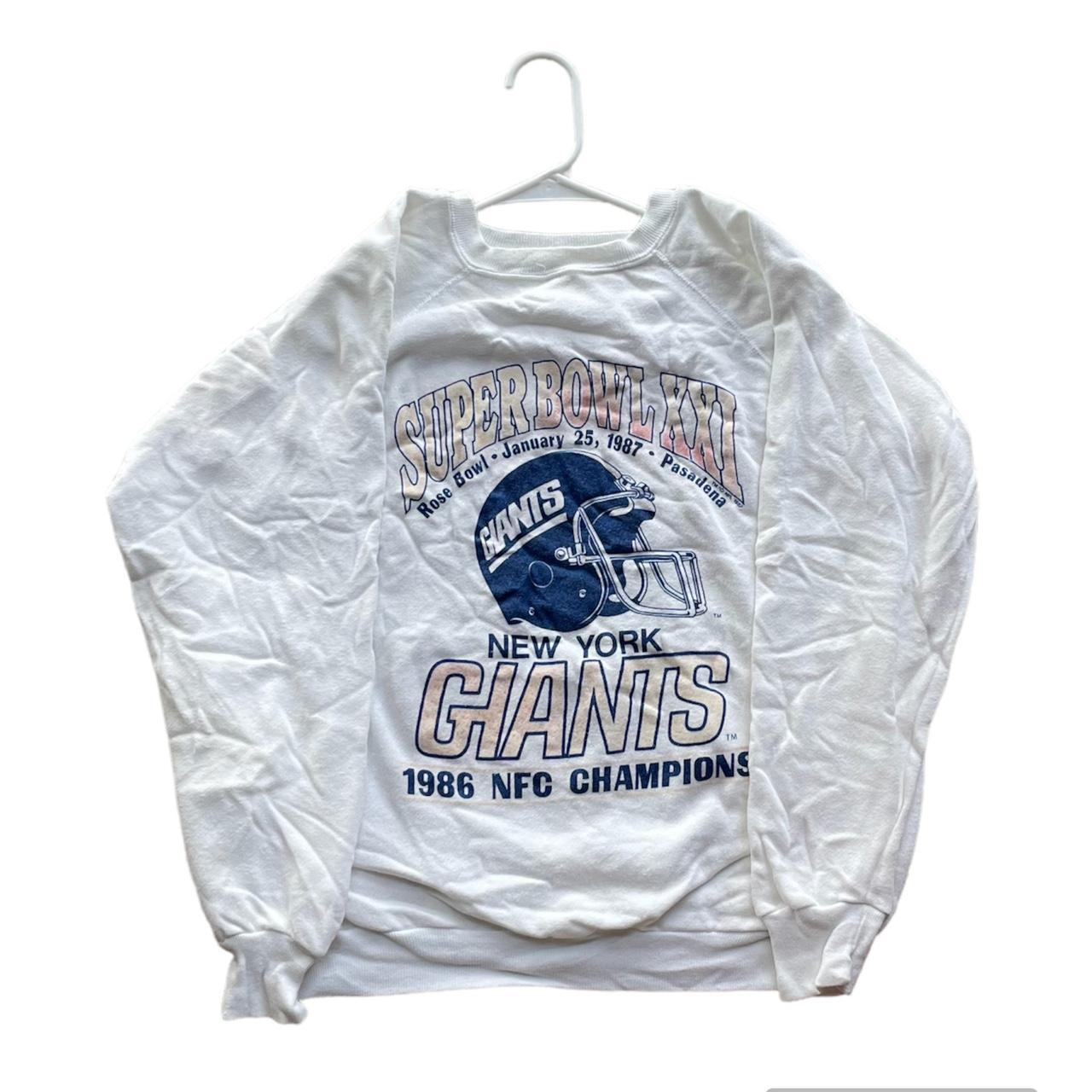 Vintage New York Giants Rose Bowl NFC Champions T-Shirt