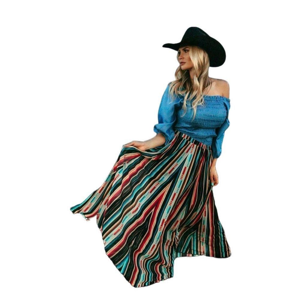 Serape 2024 maxi skirt