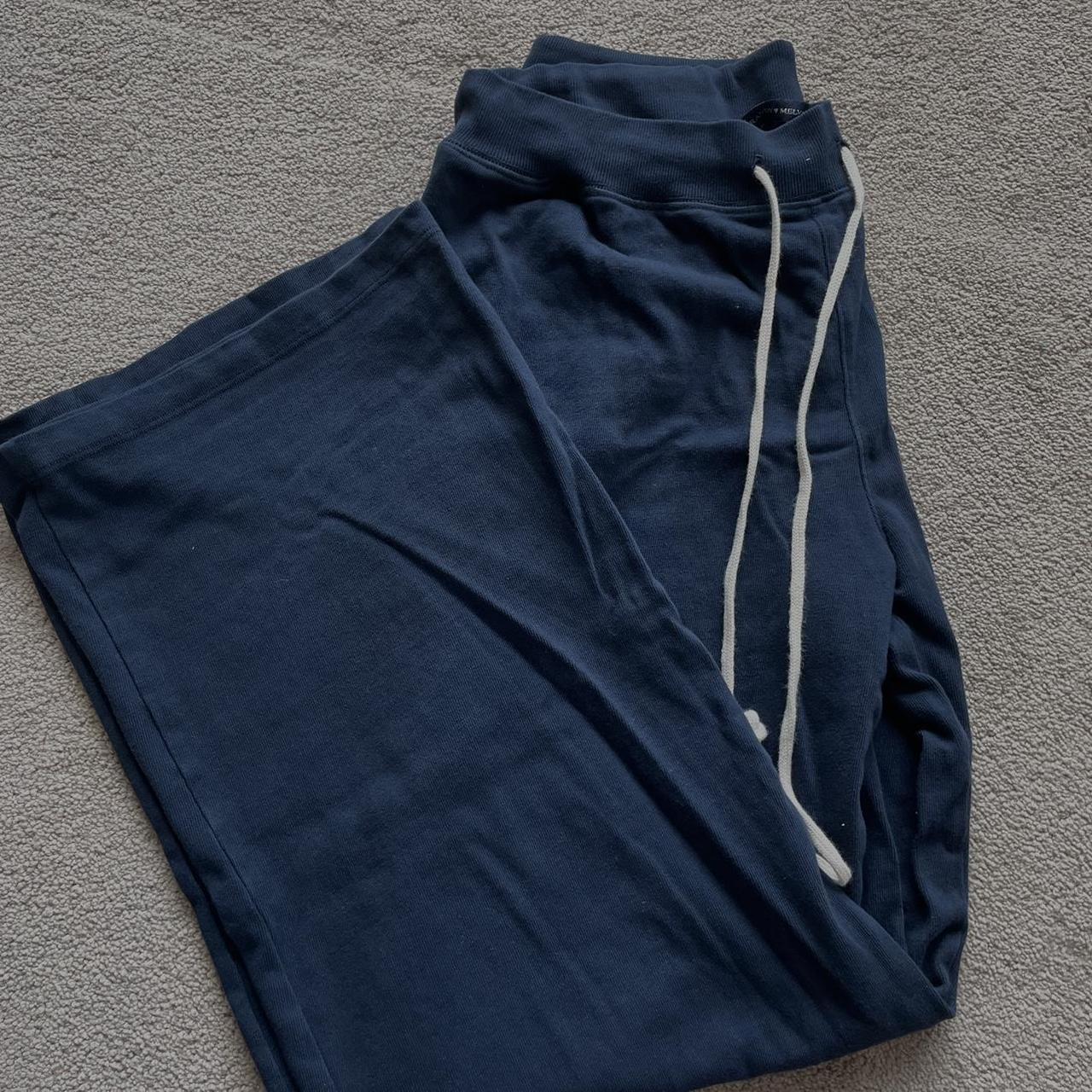 brandy melville track pants in navy BNWT one size Depop