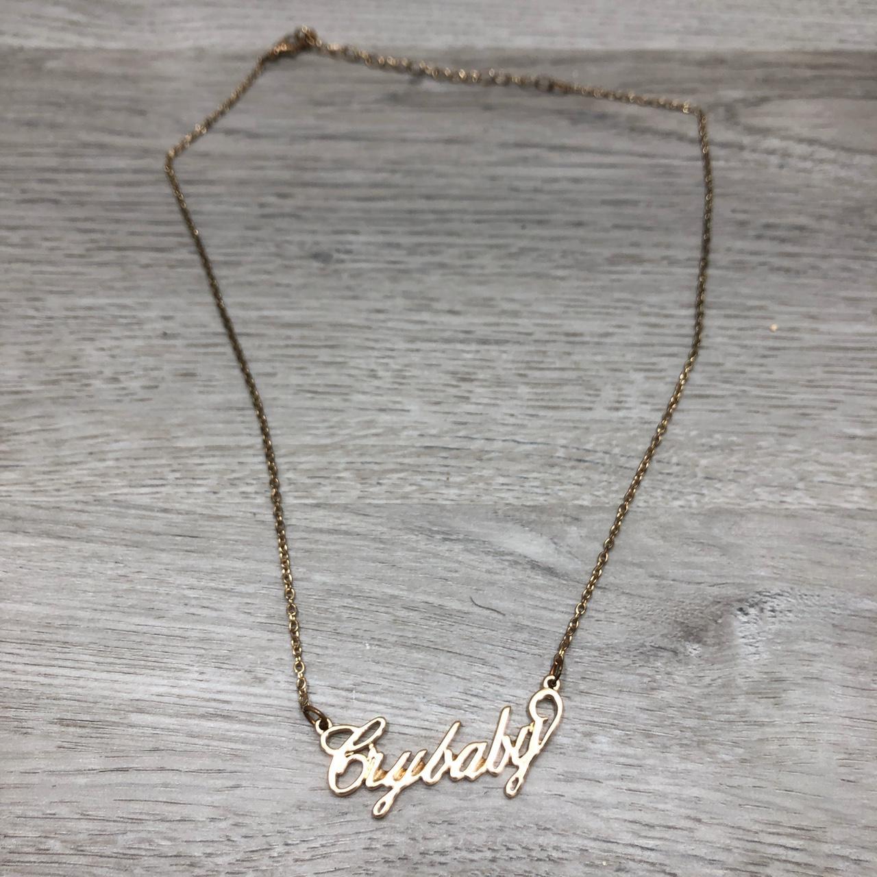 Crybaby necklace hot sale